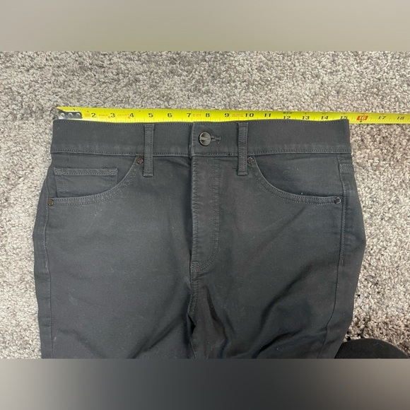 Express cotton blend skinny mid rise some stretch black pants women’s size 6R - Picture 13 of 17